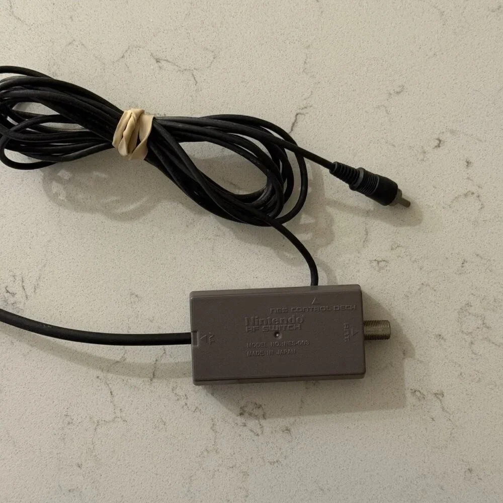 OEM Nintendo NES RF AV Cable Adapter‎ Switch SNES NES-003 Official Authentic